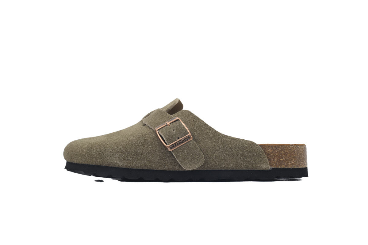 Birkenstock Boston Soft Footbed Grayish Green Reps