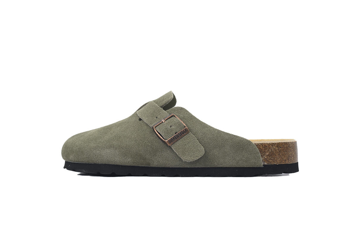 Birkenstock Boston Soft Footbed Dark Green Reps