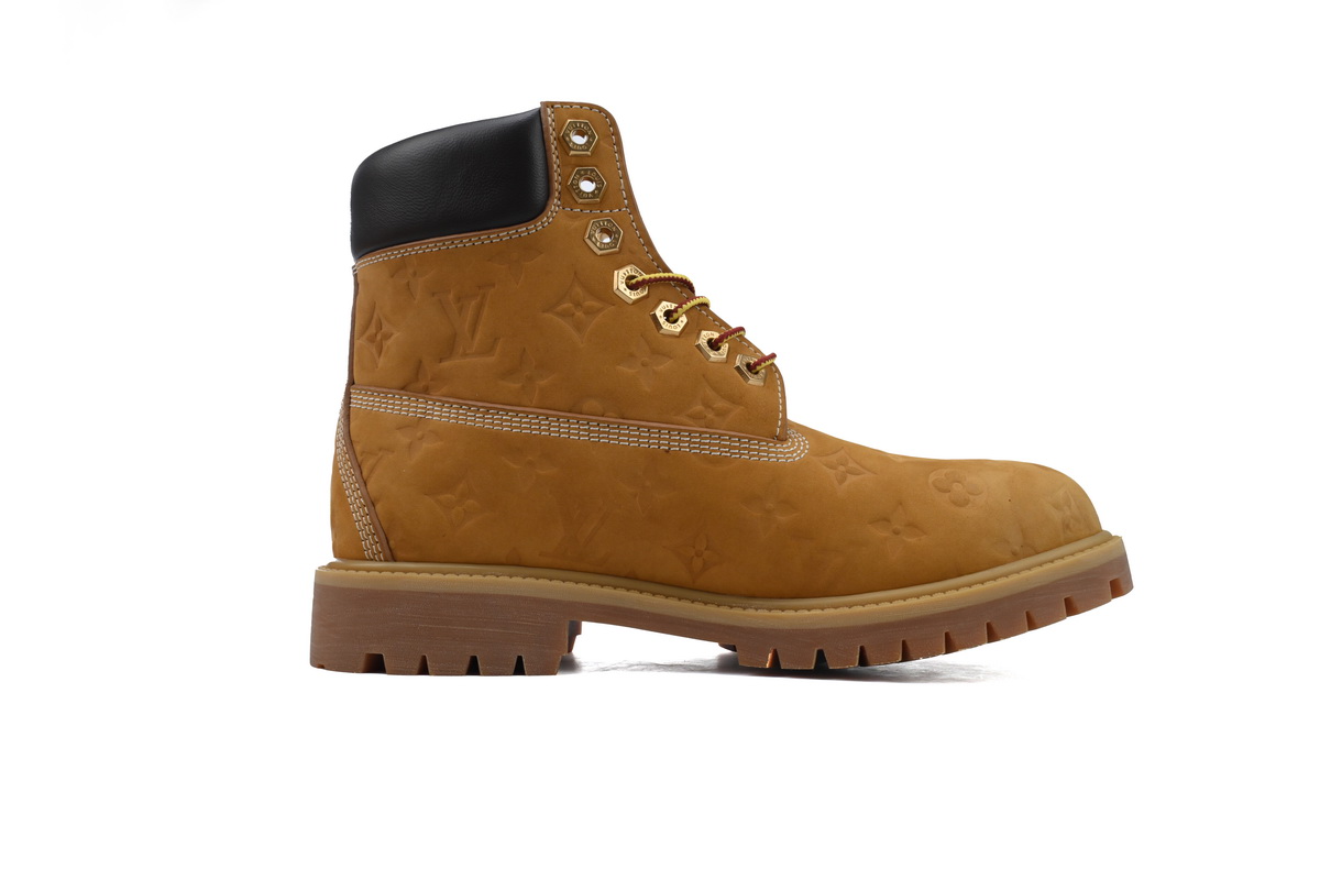 LOUIS VUITTON x Timberland 6-In Ankle Boot Brown Reps