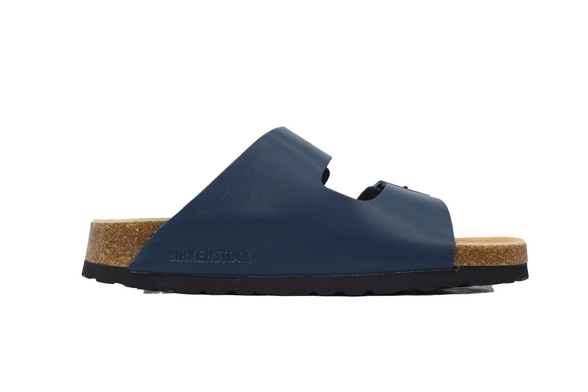 Birkenstock Boston Soft Footbed Blue Leather Surface Reps