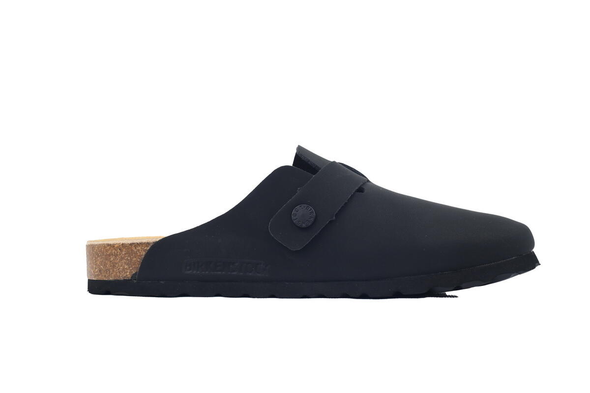 Birkenstock Boston Soft Footbed Black Oil Surface Reps