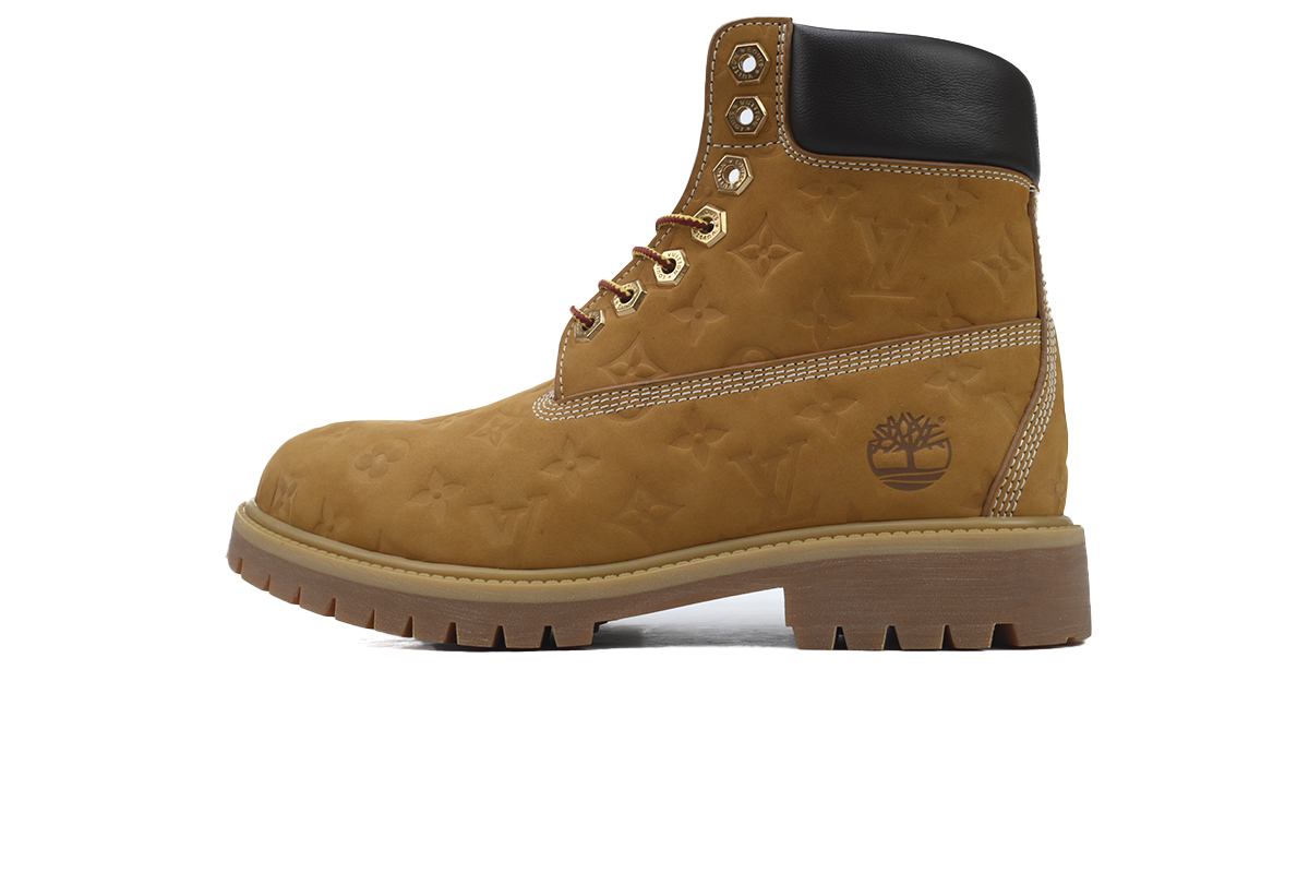 LOUIS VUITTON x Timberland 6-In Ankle Boot Brown Reps