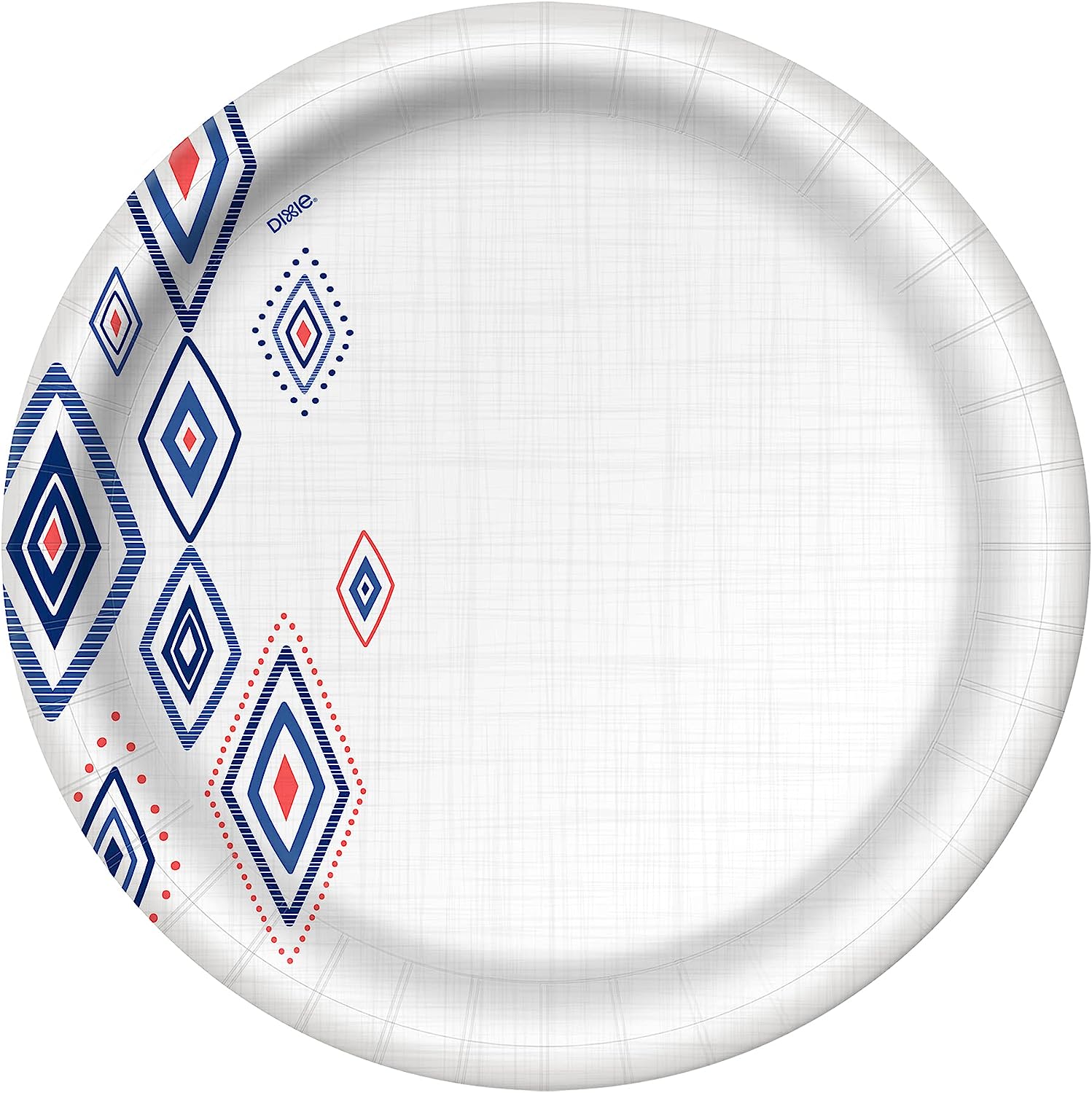 10 Inch Paper Plates, Dinner Size Printed Disposable Plate, 204 Count (3 Packs of 68 Plates)