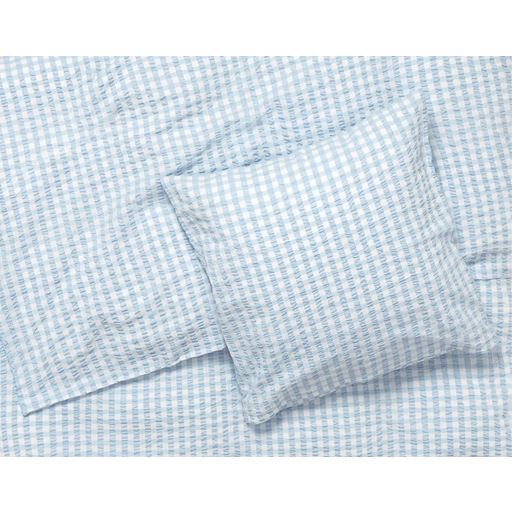 Juna  Bæk&Bølge Sengelinned, Lyseblå/ Hvid, 140x200 cm