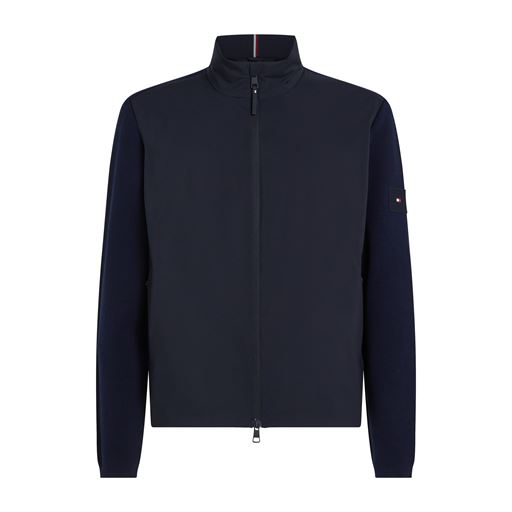 Tommy Hilfiger  Mixed Media Zip Sweatshirt, Desert Sky, XL