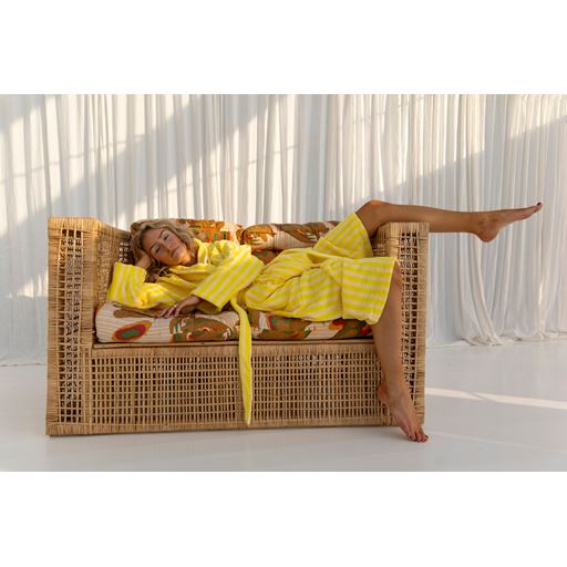 Bongusta  Naram Badekåbe, Pristine/Neon Yellow, L/XL