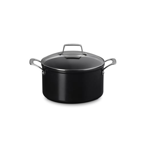 Le Creuset  Essential Non-Stick Ceramic Gryde, Black, 6 L