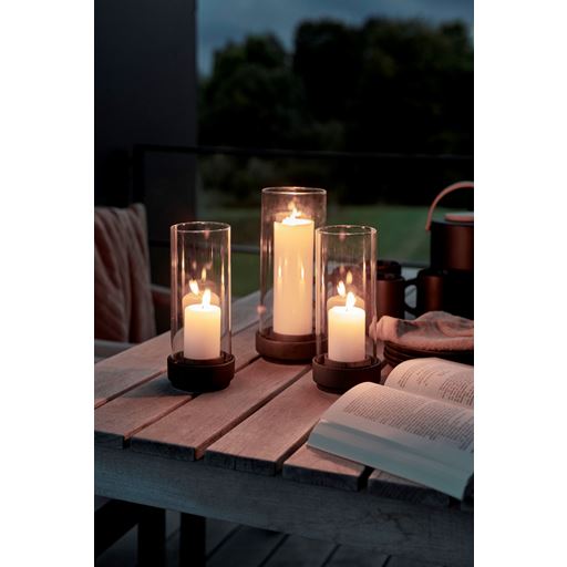 Stelton  Classic Hurricane Lanterne, Sort, 11,5x24,5x11,5 cm