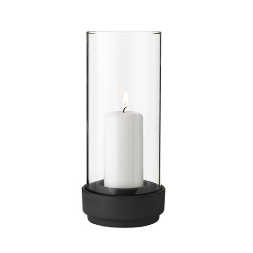 Stelton  Classic Hurricane Lanterne, Sort, 11,5x24,5x11,5 cm