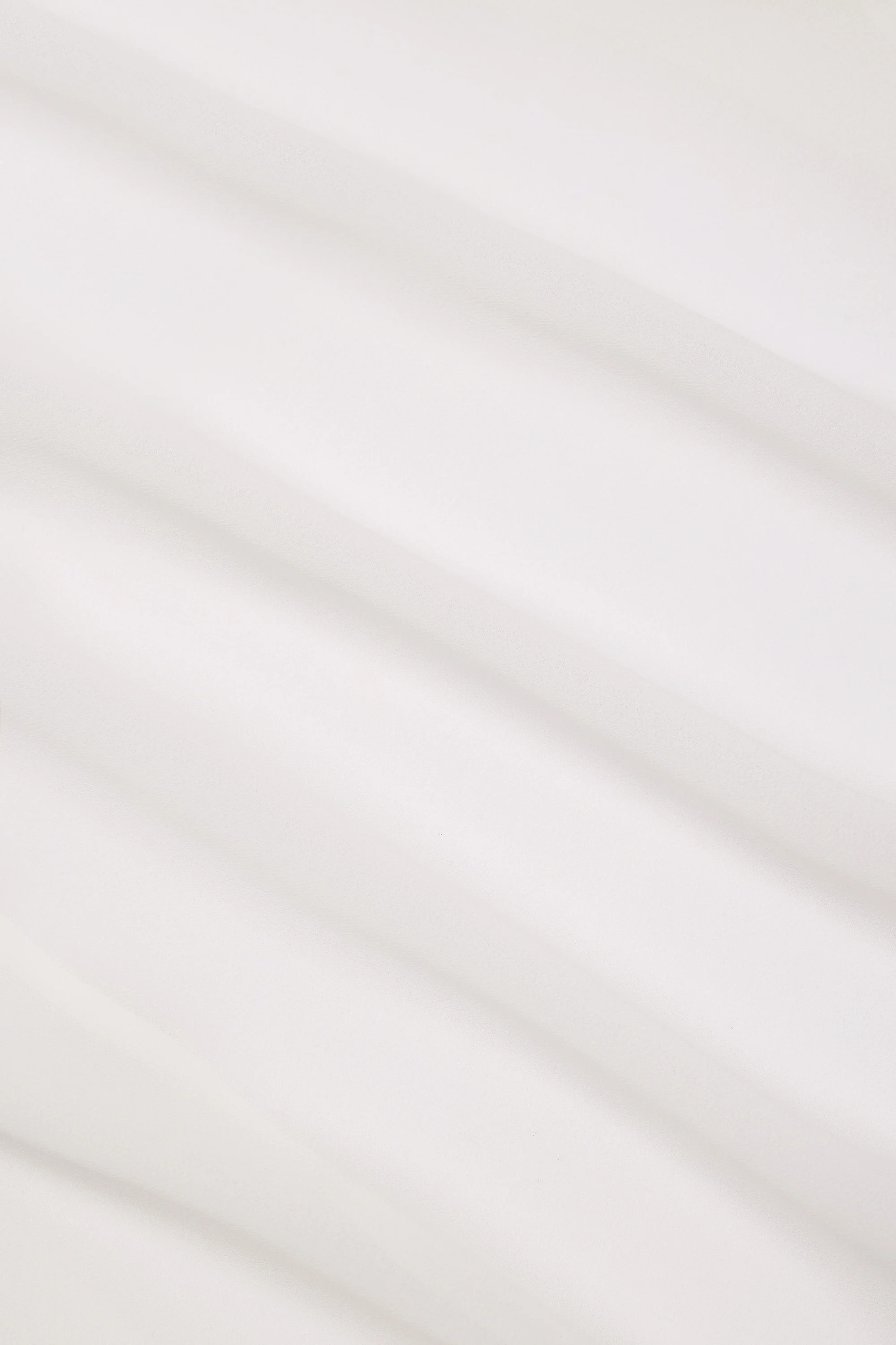 Cowl-Neck Mini Dress in White