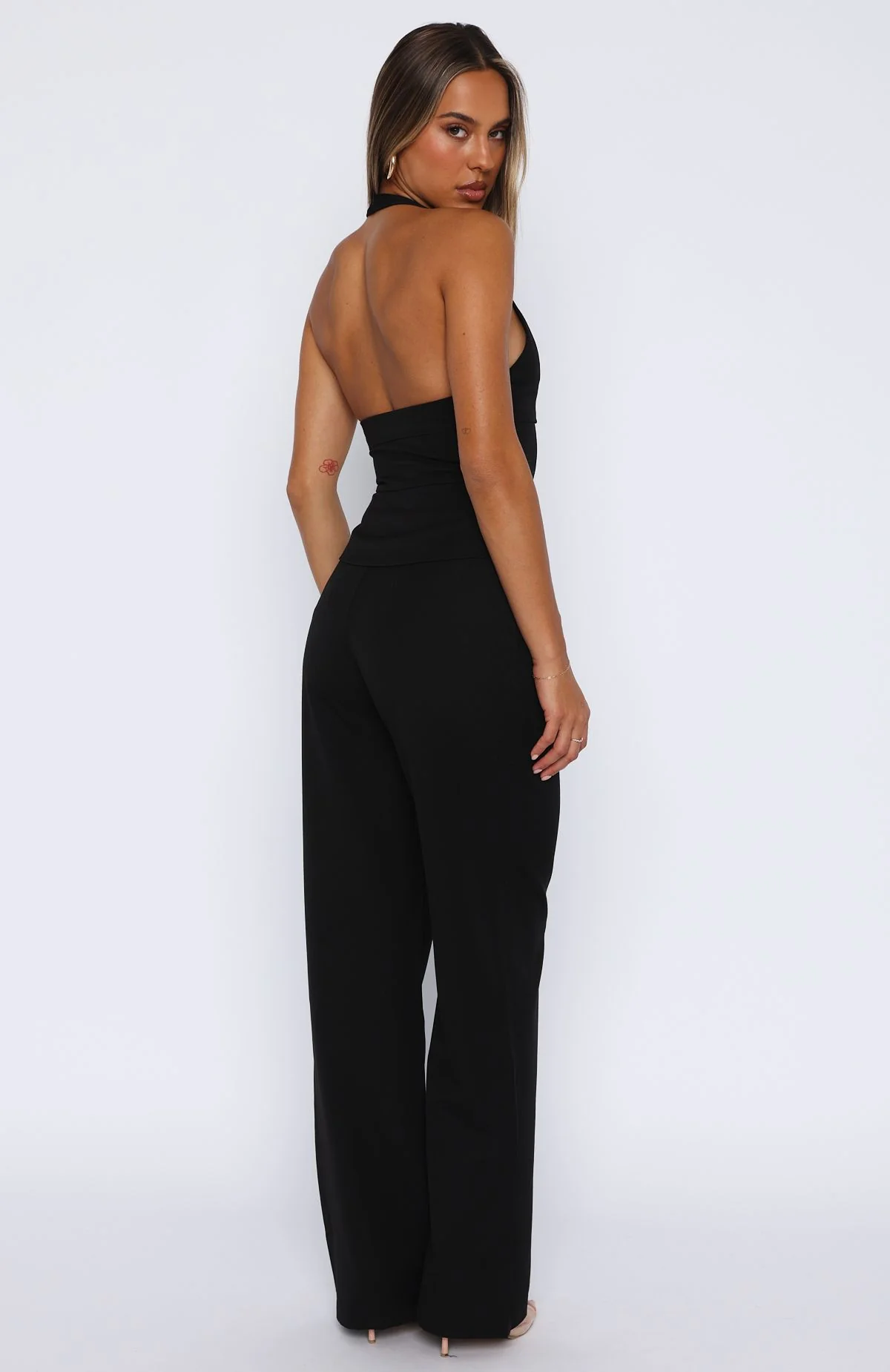 Only Acting Pants Black