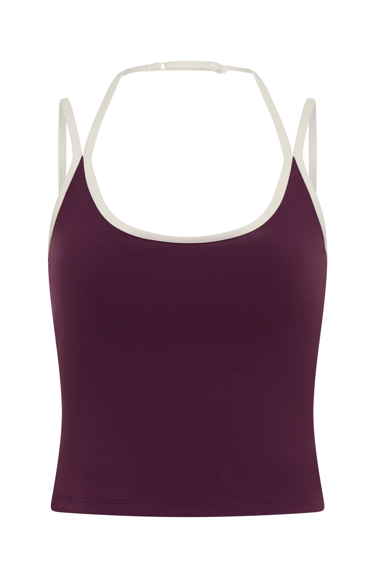 Power Boost Crop Plum/Cream