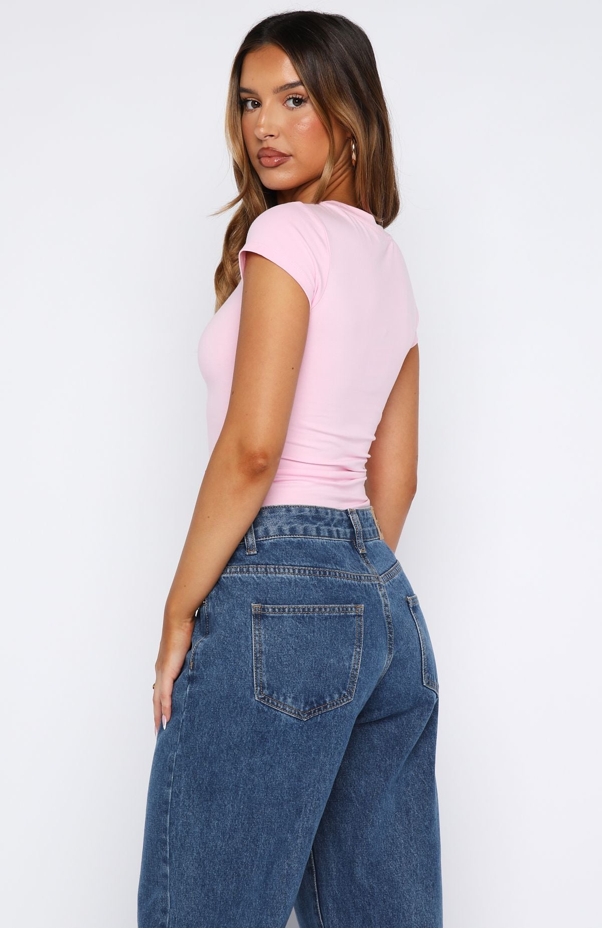 Know You Best Baby Tee Baby Pink