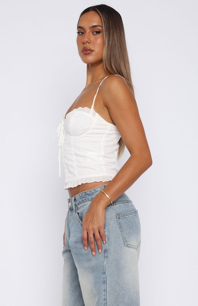 Join The Team Bustier White