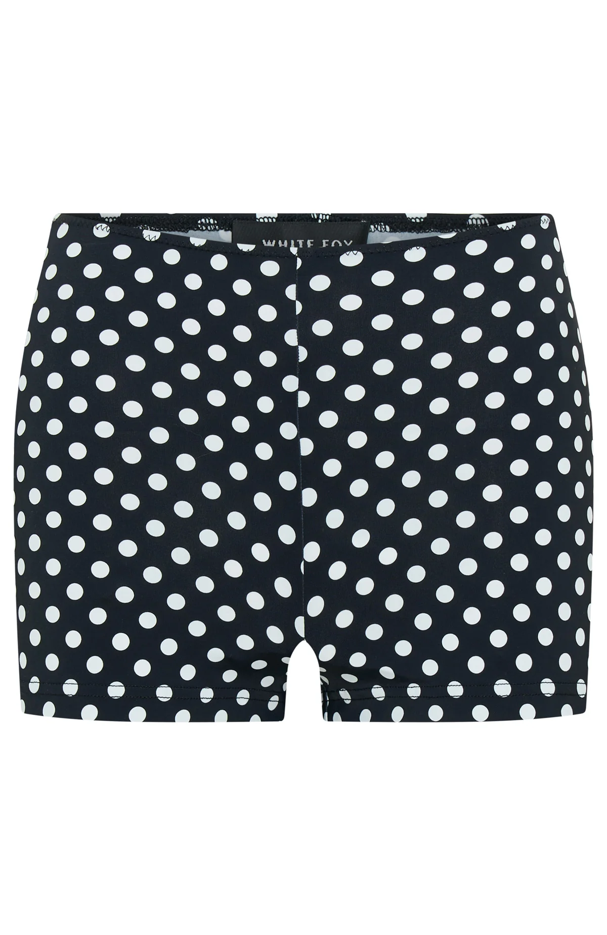 On The Inside Booty Shorts Black/White Polka Dot