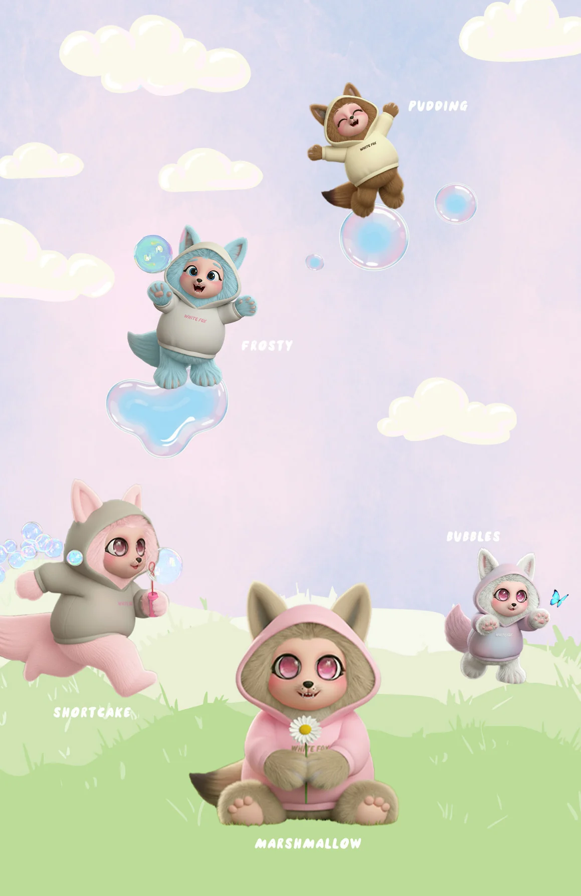 Bubbles & Foxy Friends