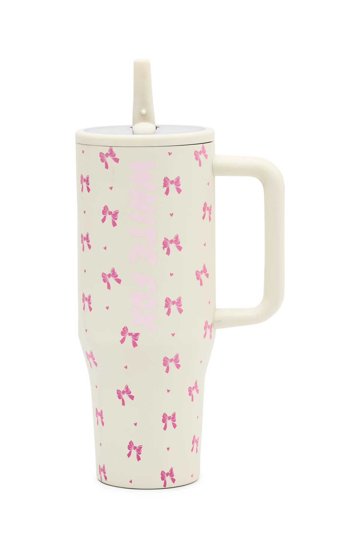 Colson Drink Bottle 1.2 Litre Cream Bows