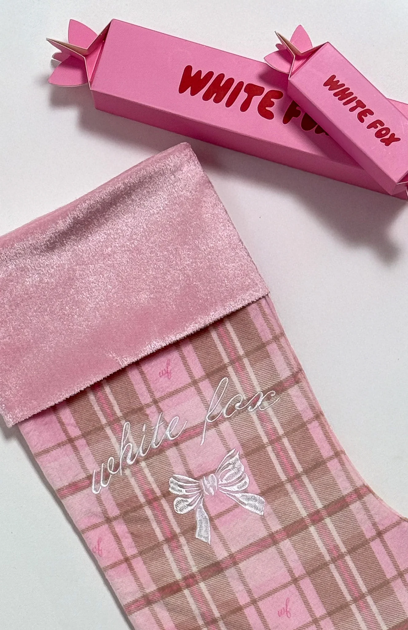 Xmas Stocking Neapolitan Check