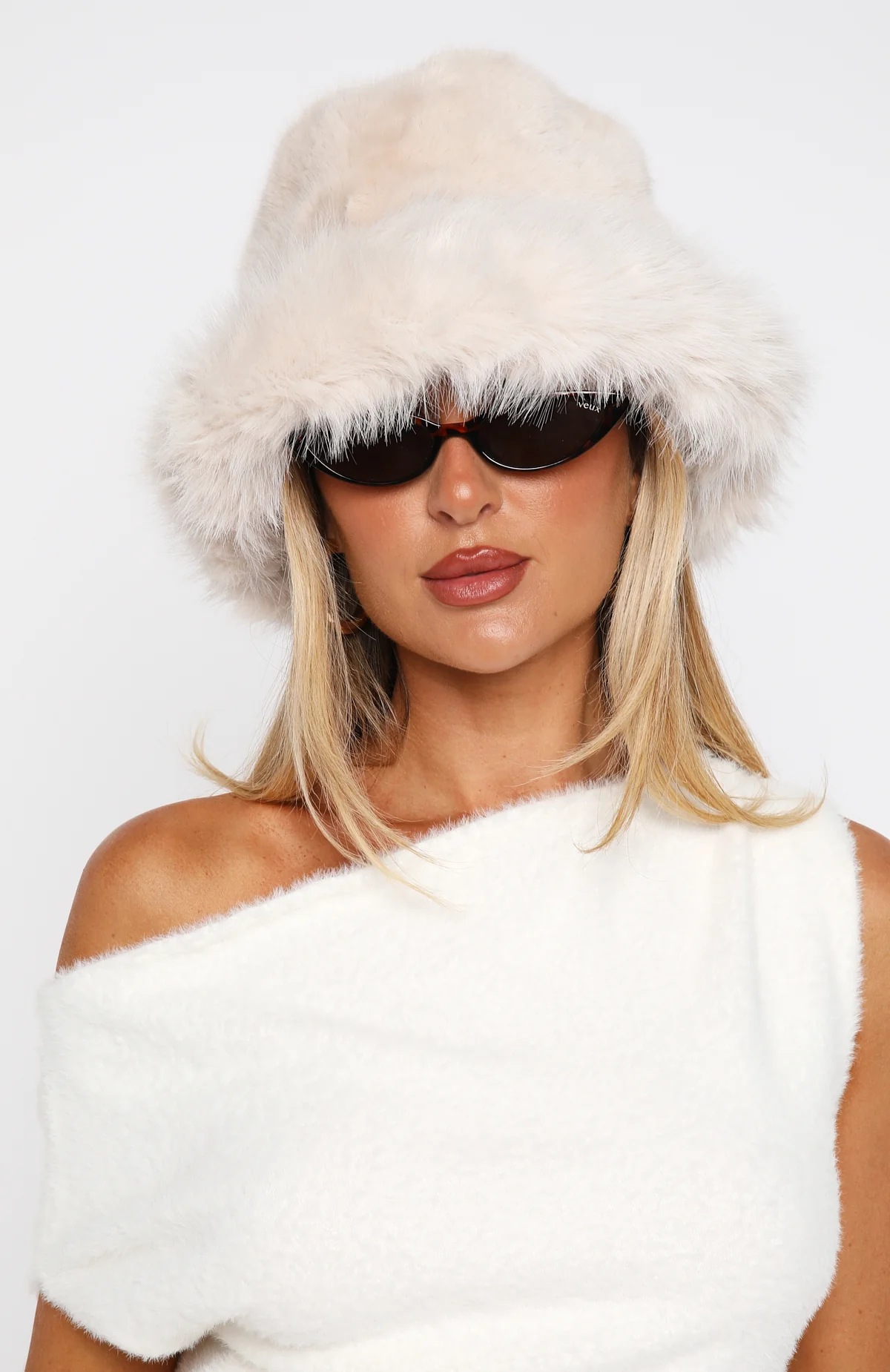 Trixie Faux Fur Hat Cream