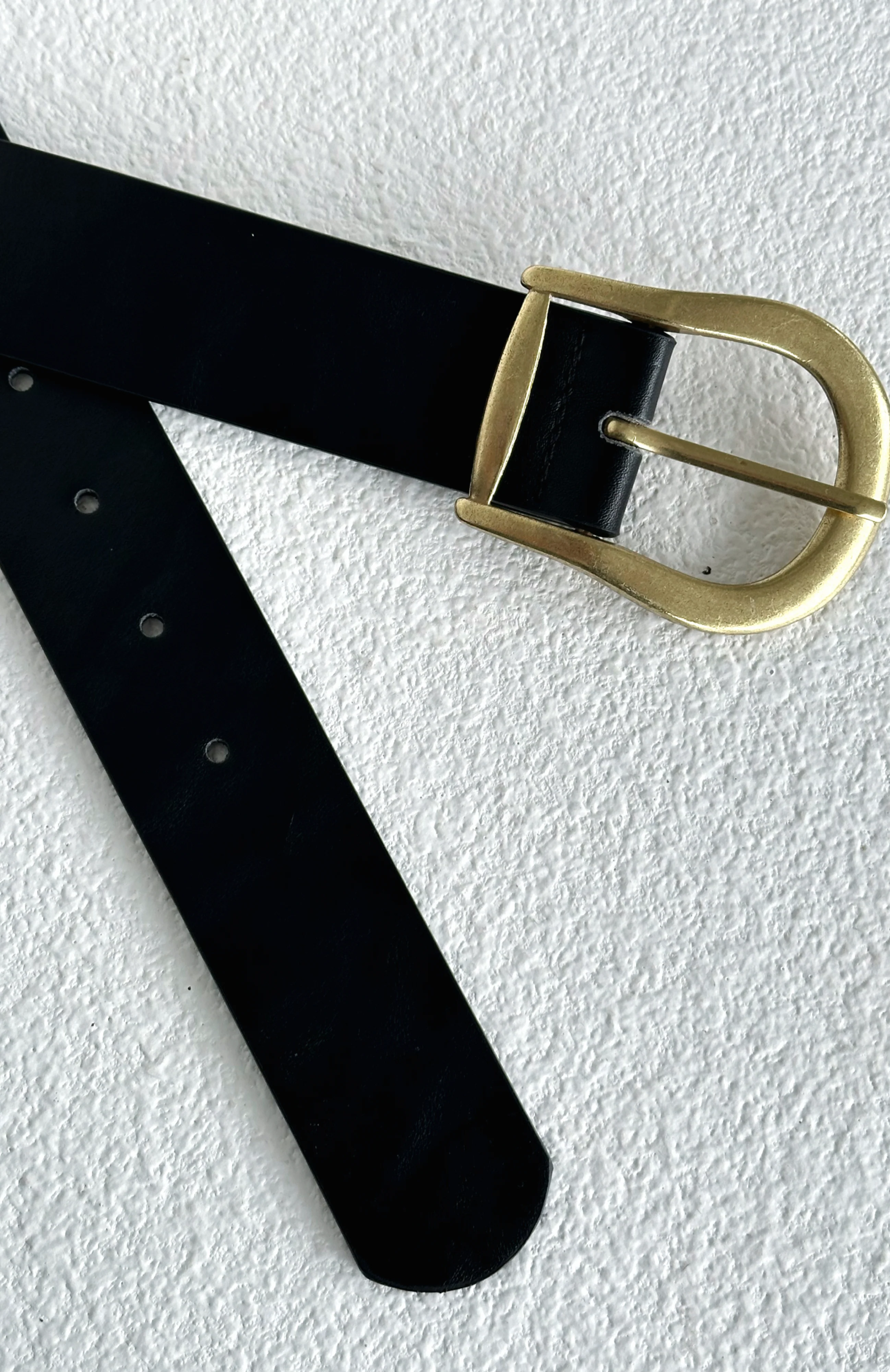 Austin Belt Black/Gold