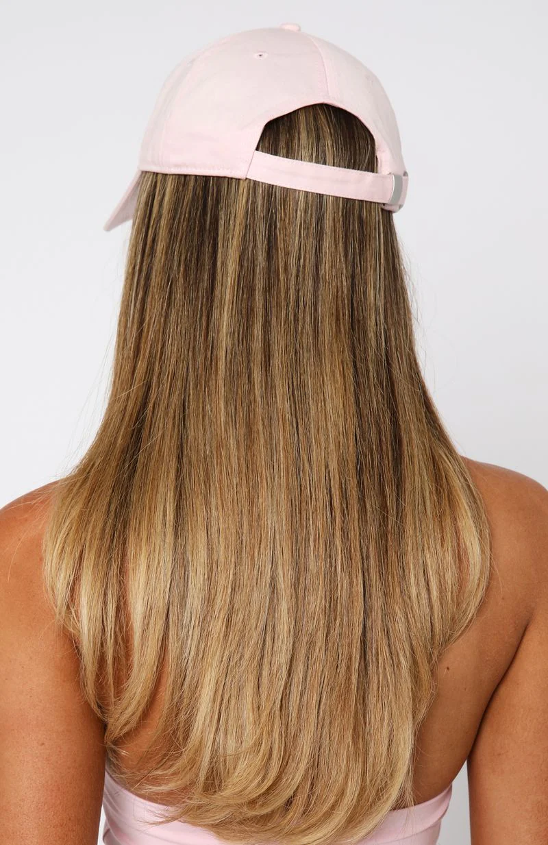 Time To Travel Cap Baby Pink/Red