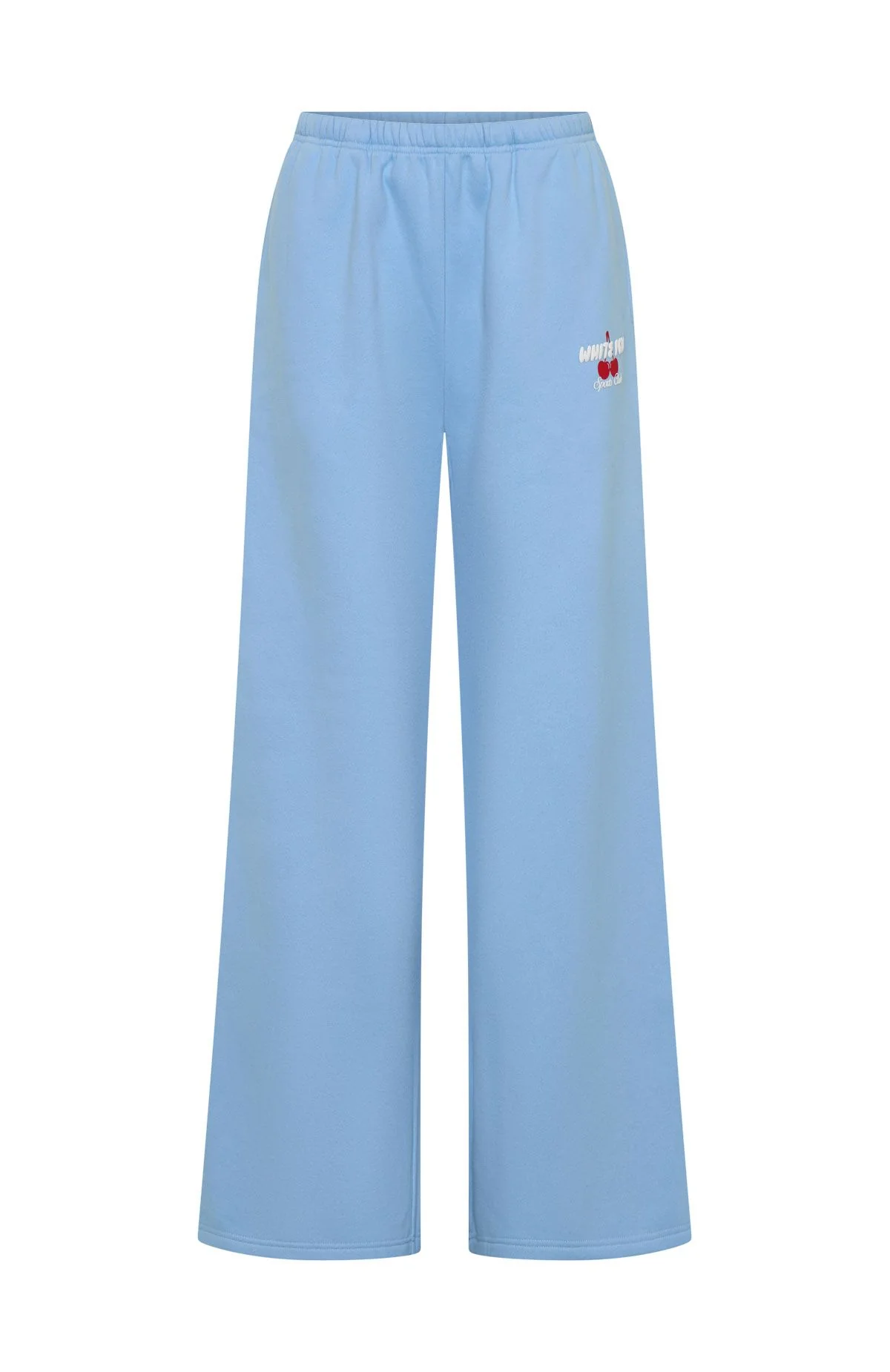Club 14 Cassie Wide Leg Sweatpants Blue