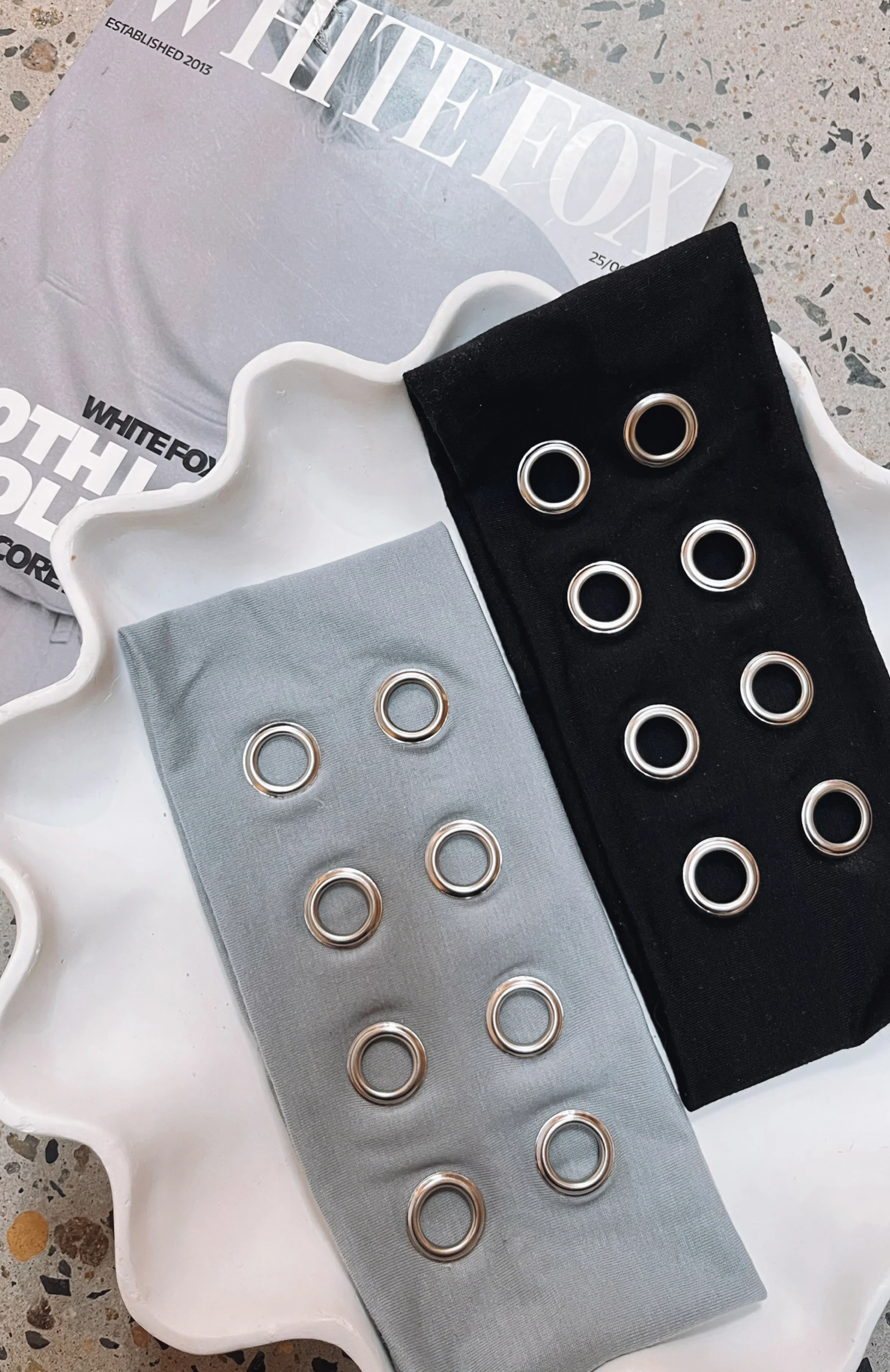 Bronwyn Headband Grey