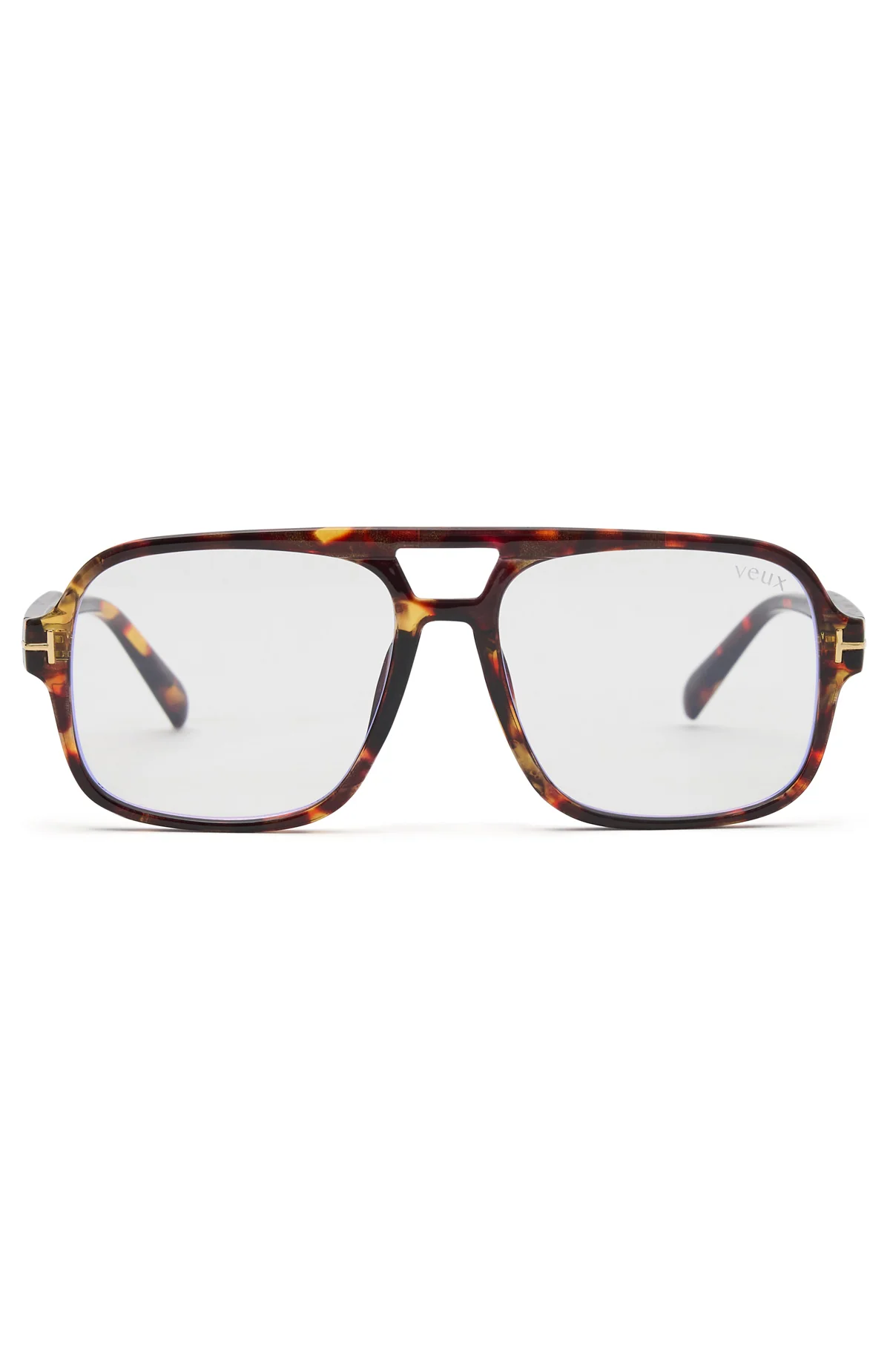 Jordan Blue Light Glasses Leopard/Clear