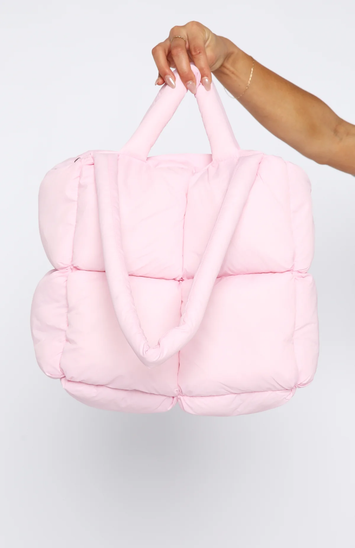 Malik Puffer Shoulder Bag Marshmallow