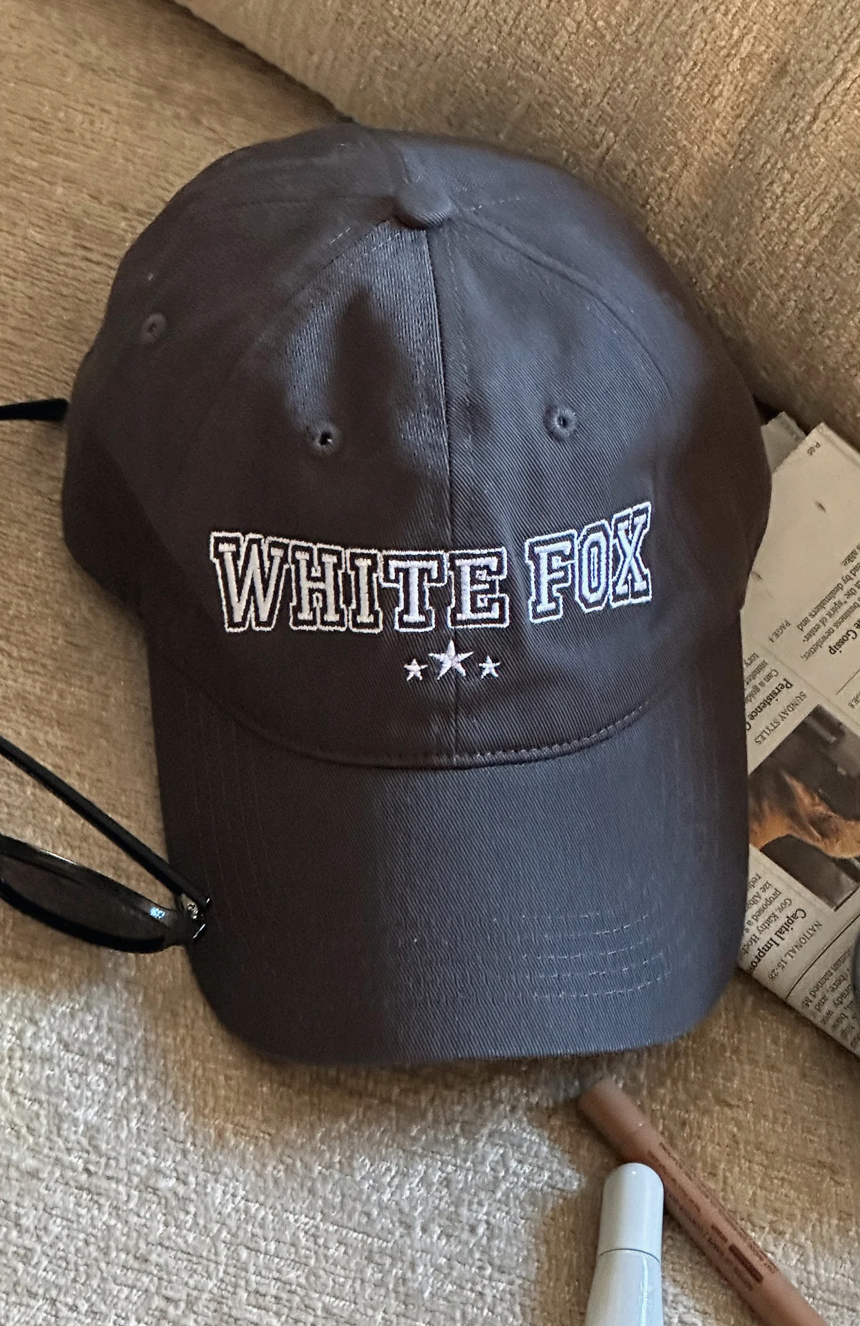 Social Season Cap Charcoal