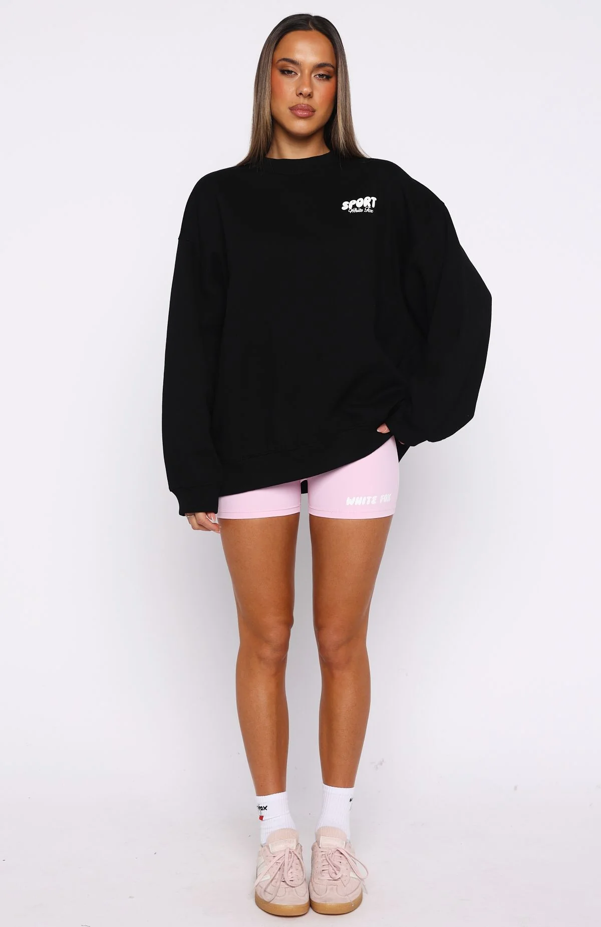 Club 14 Peyton Oversized Sweater Black