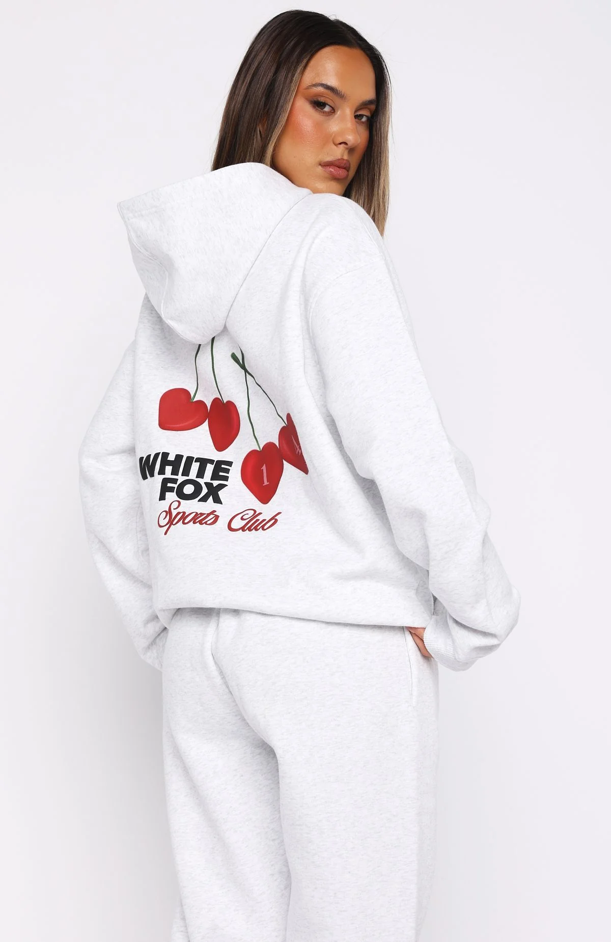 Club 14 Izzy Oversized Hoodie Grey Marle