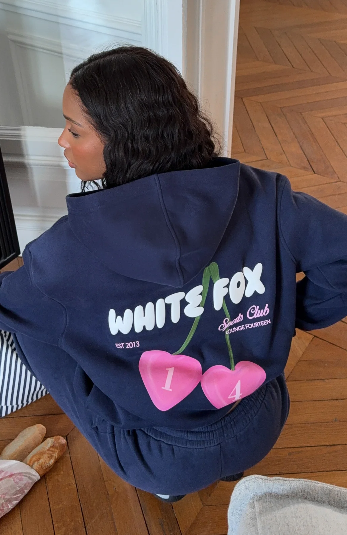 Club 14 Trinity Oversized Hoodie Navy