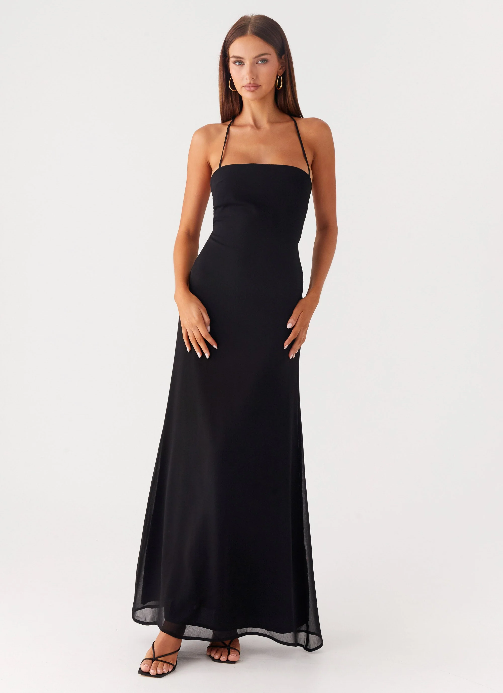 Peggy Maxi Dress - Black