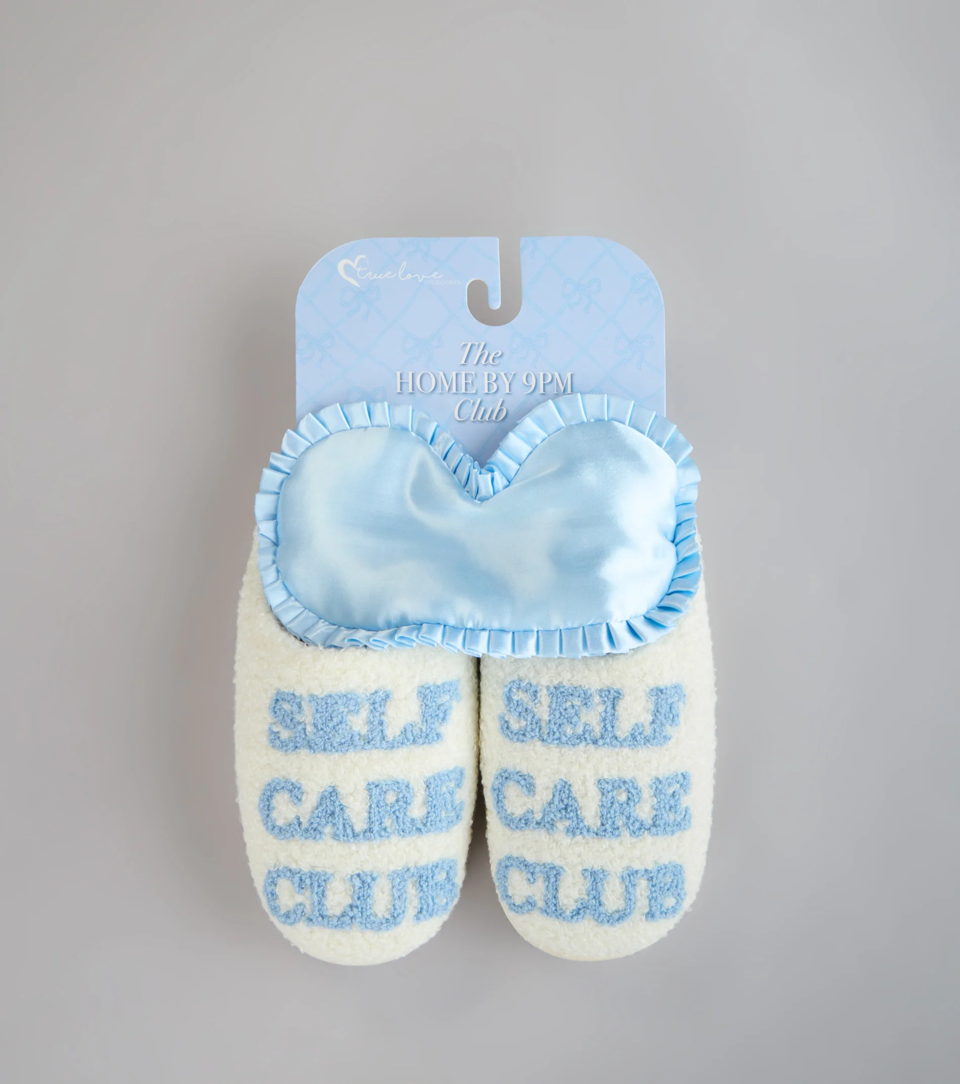 Self Care Club Sleep Mask And Slippers Set