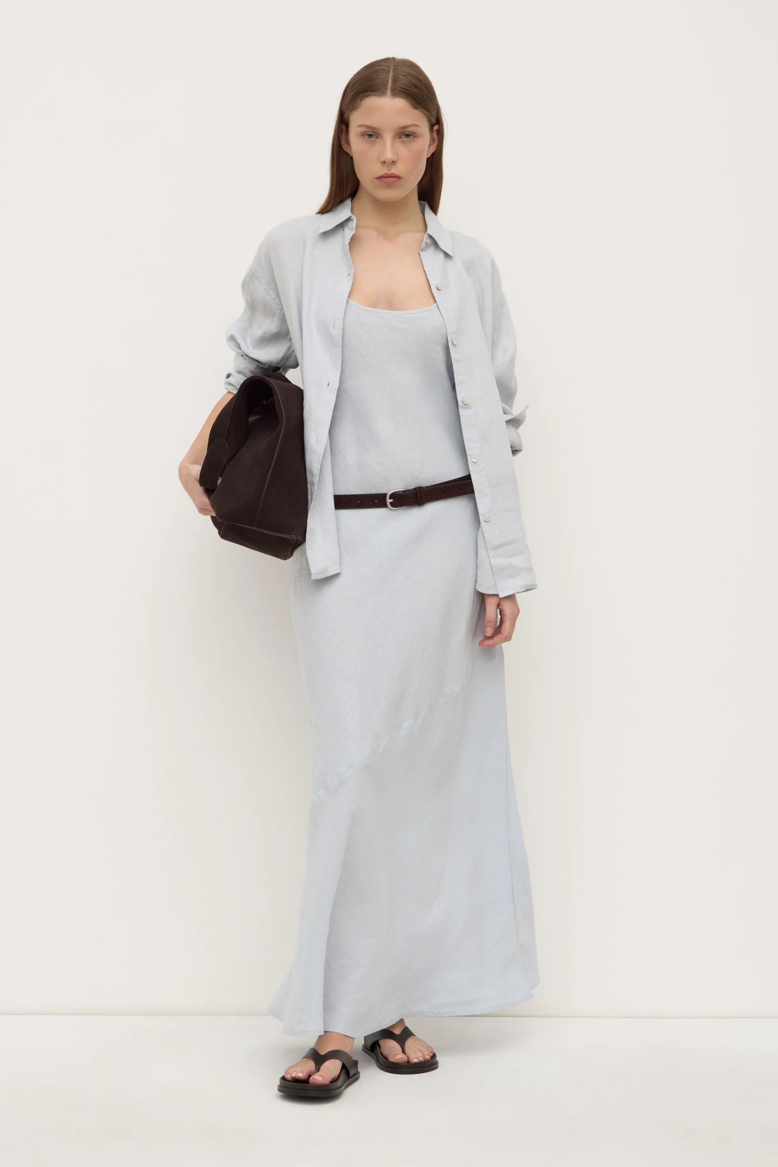 Colette Linen Slip Dress
