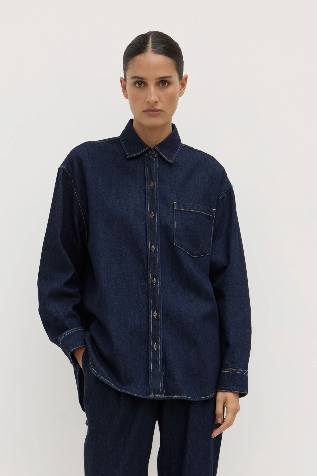 Kiera Recycled Denim Shirt