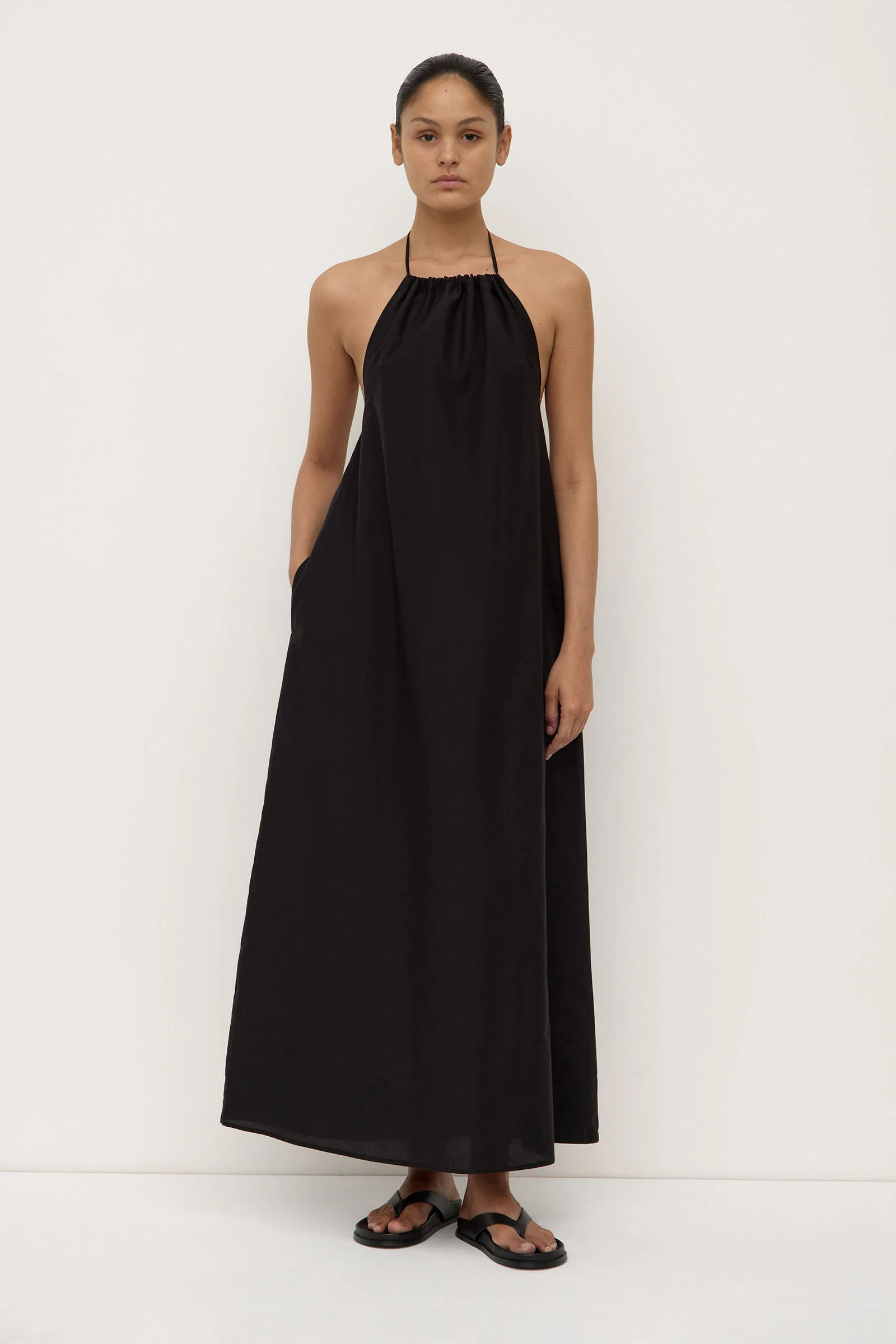 Addison Halter Maxi Dress
