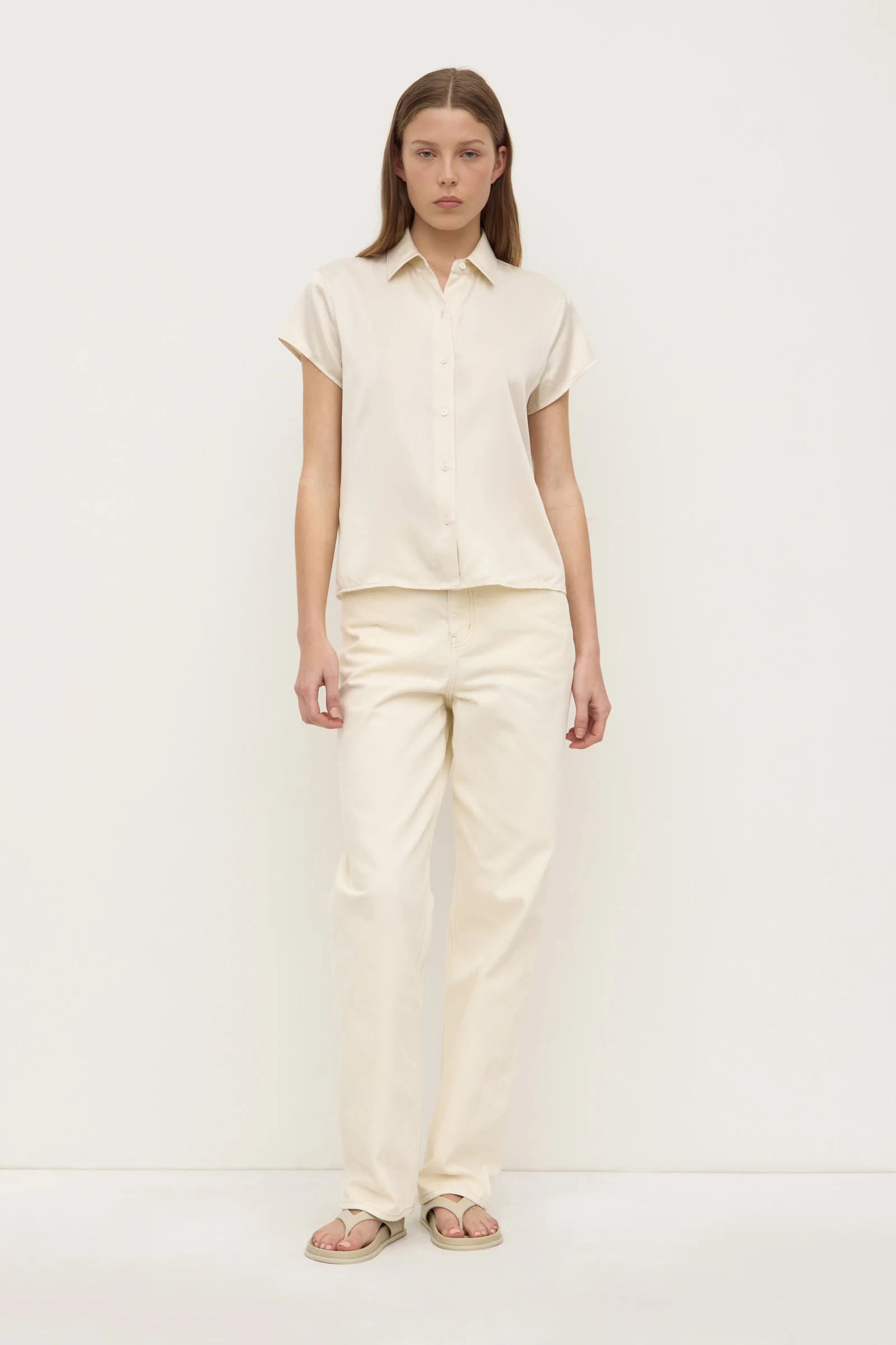 Karri Silk Short Sleeve Shirt