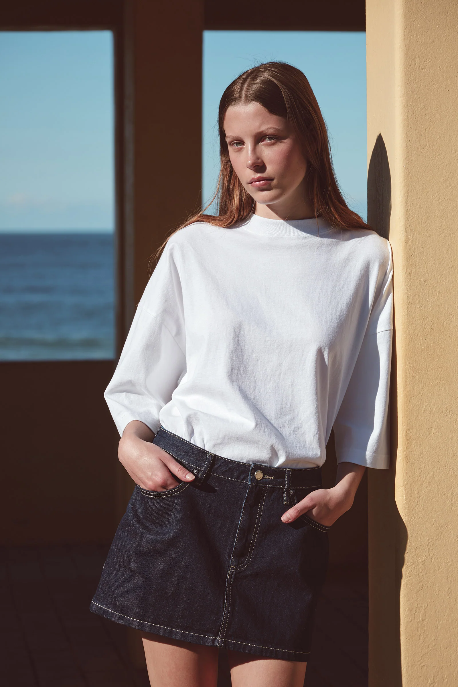 Callista Denim Mini Skirt