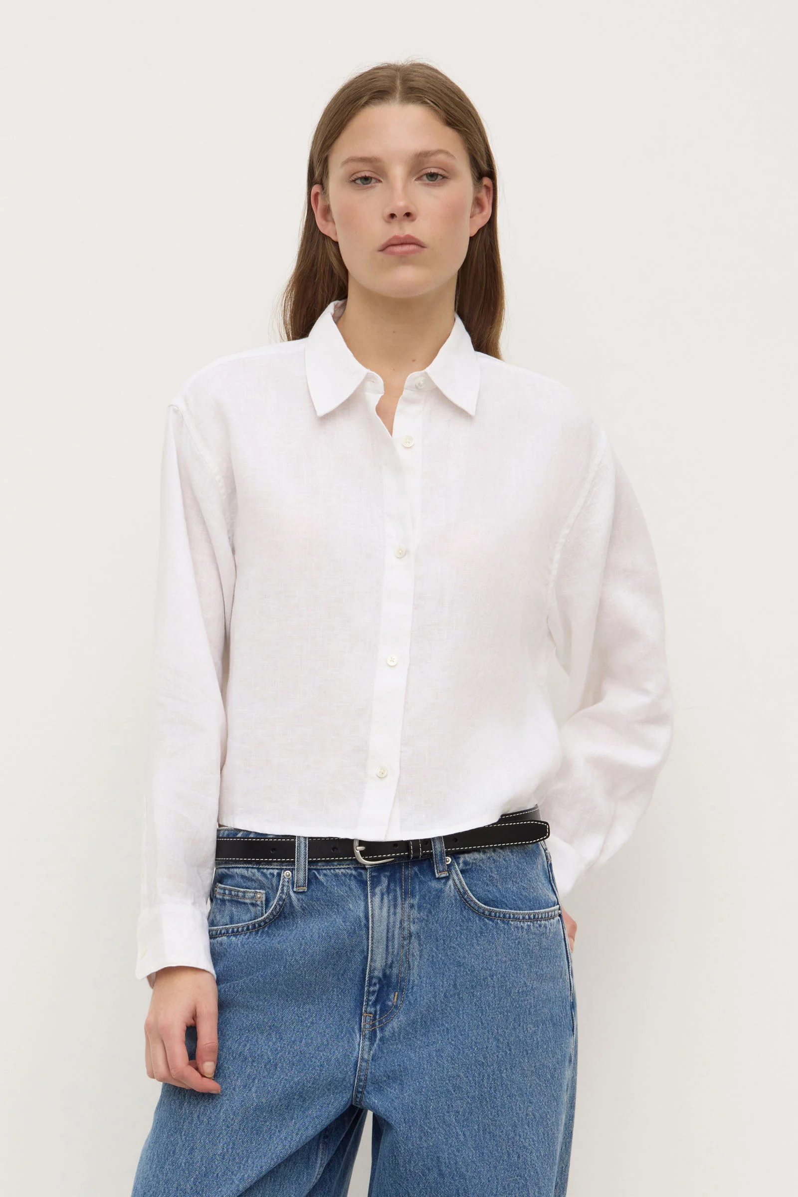 Lilah Linen Boxy Shirt