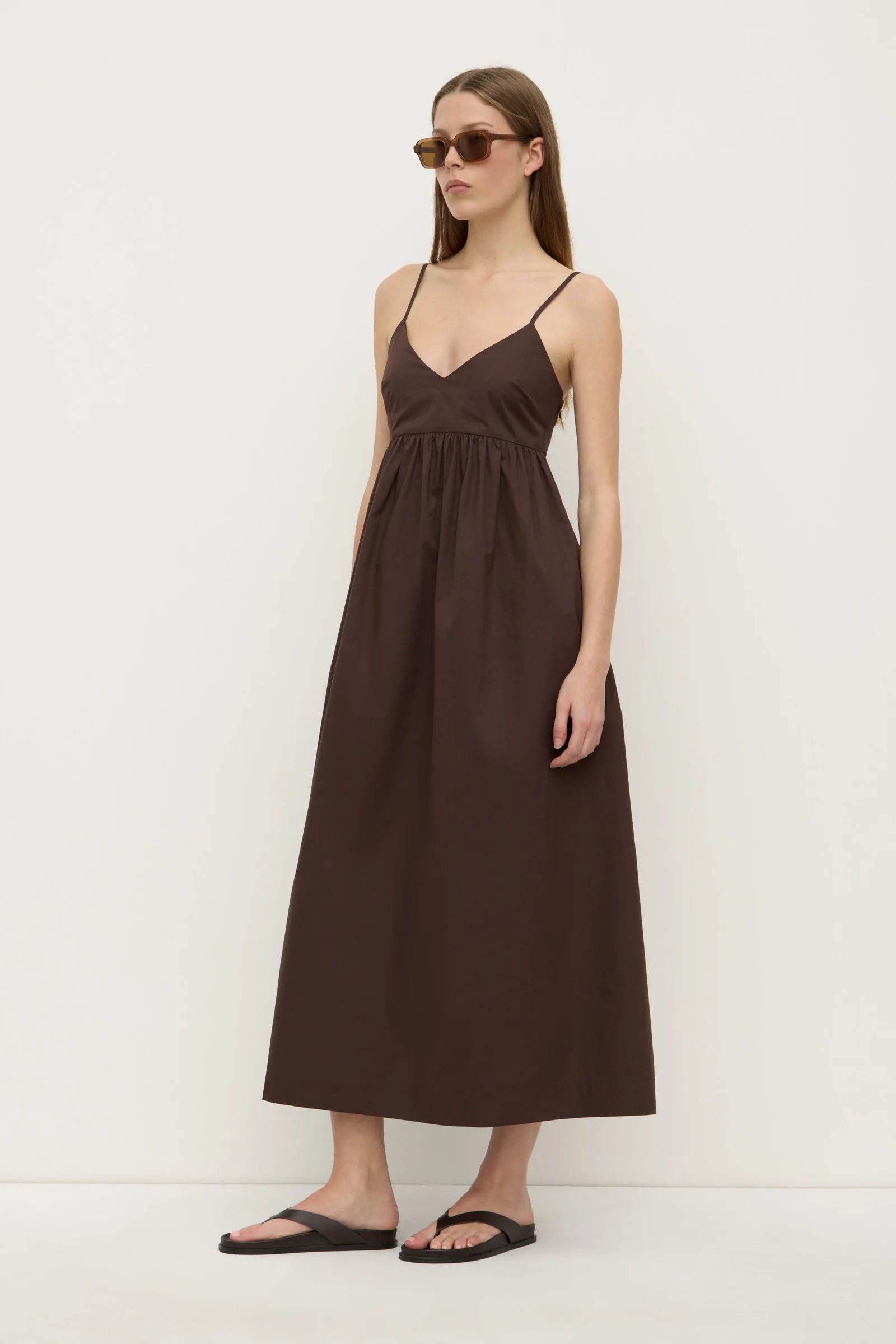 Bronte Poplin Midi Dress