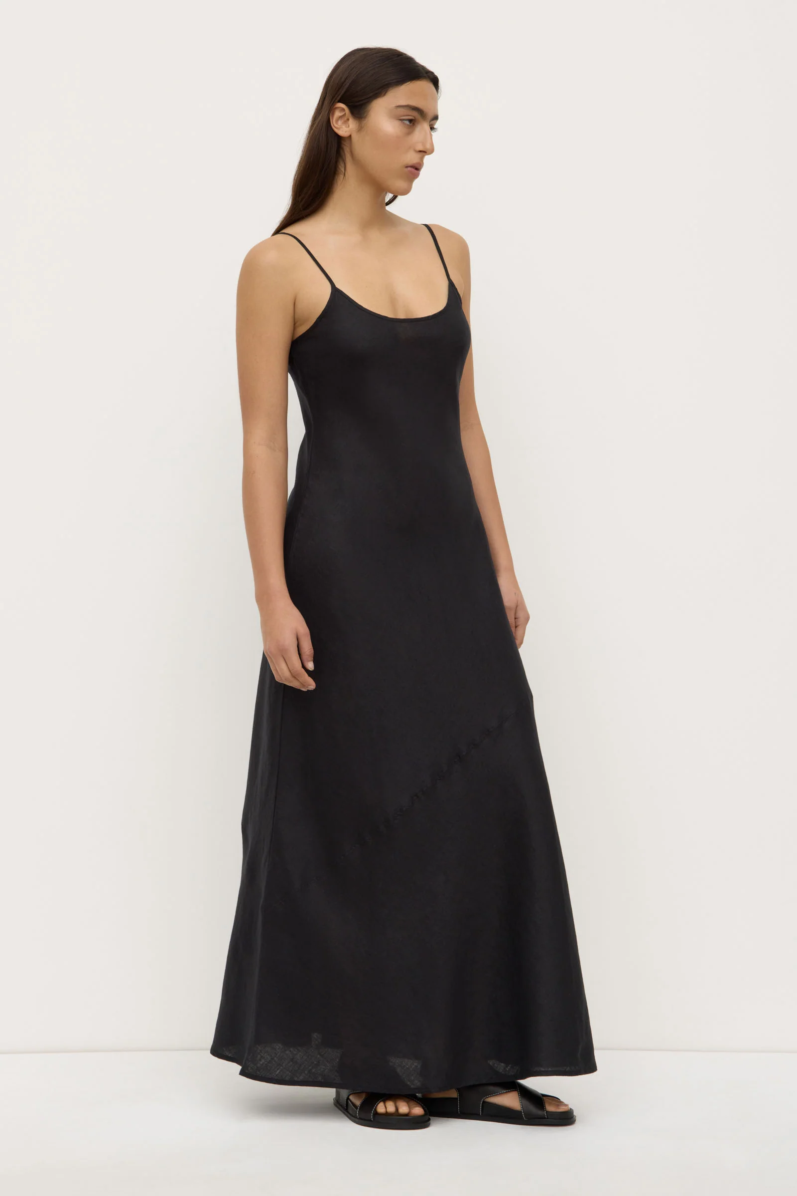 Colette Linen Slip Dress