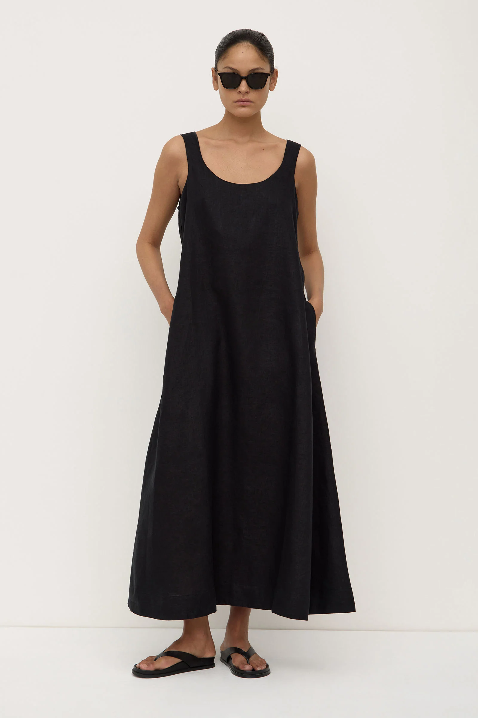 Maree Linen Maxi Dress