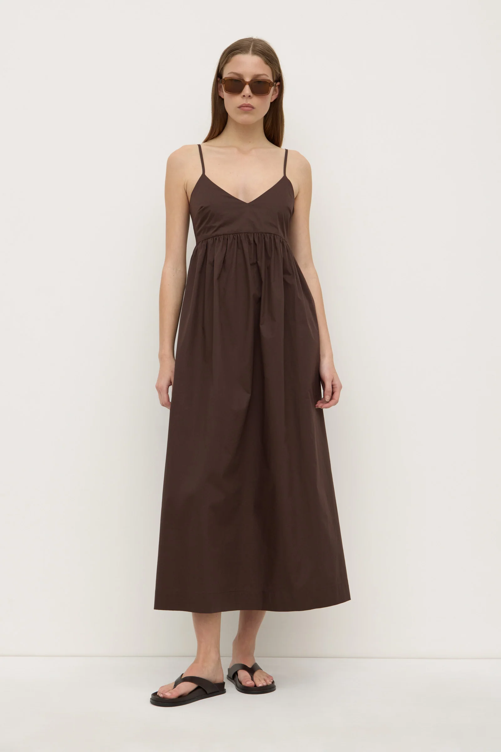 Bronte Poplin Midi Dress