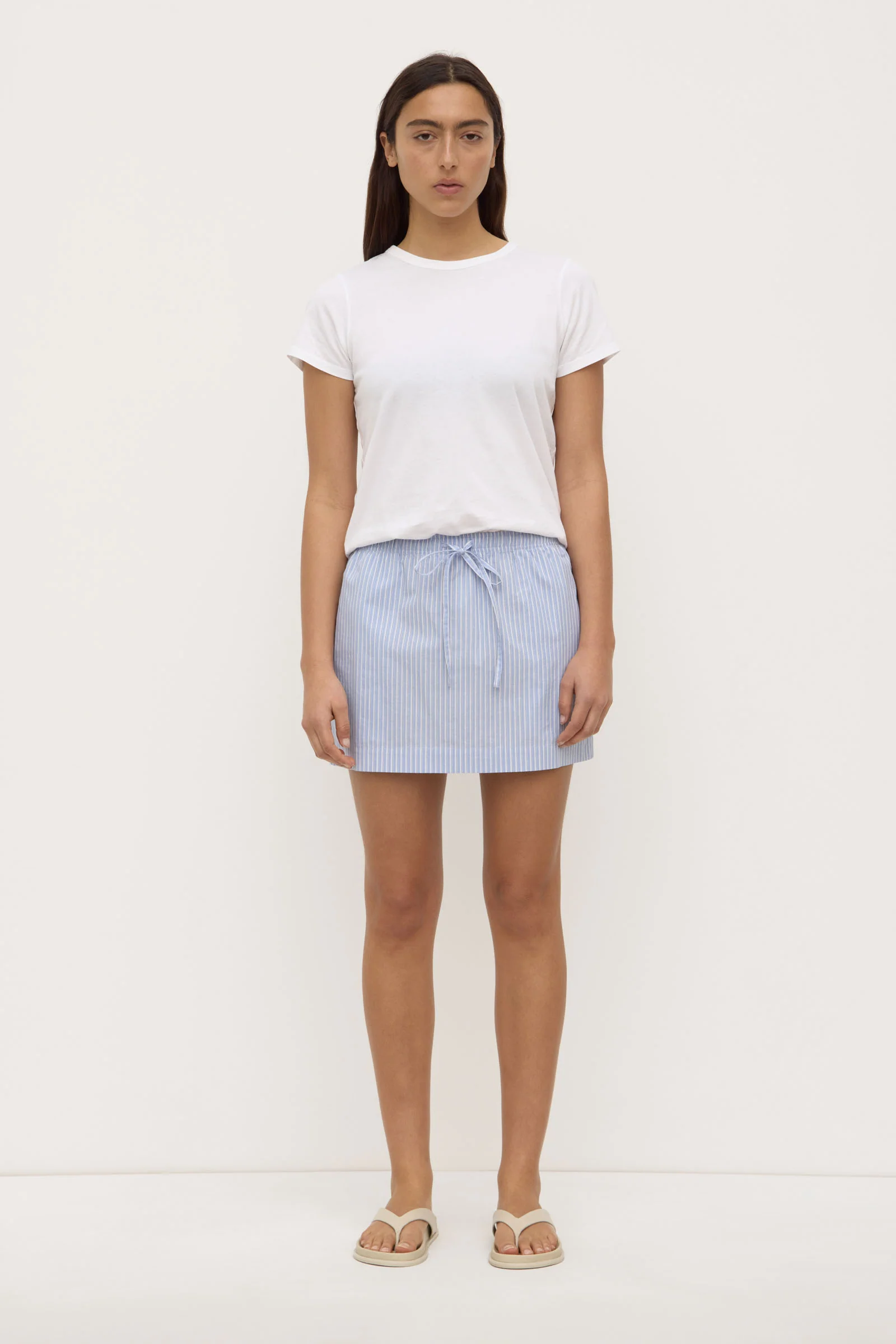 Nixie Stripe Mini Skirt