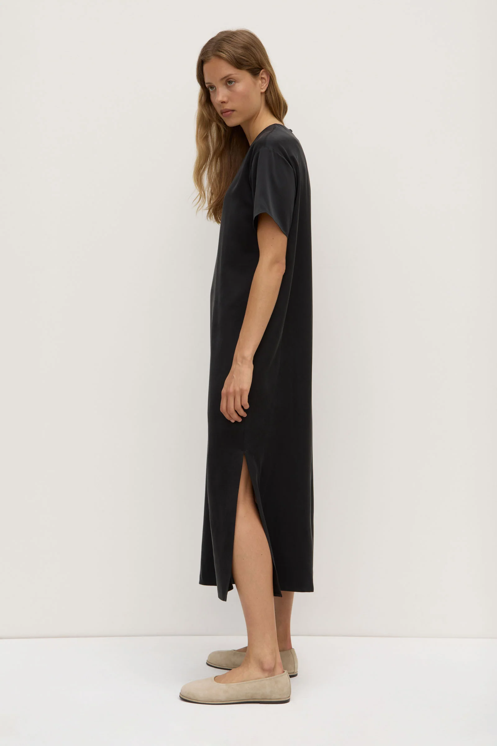 Ena Silk Tee Dress