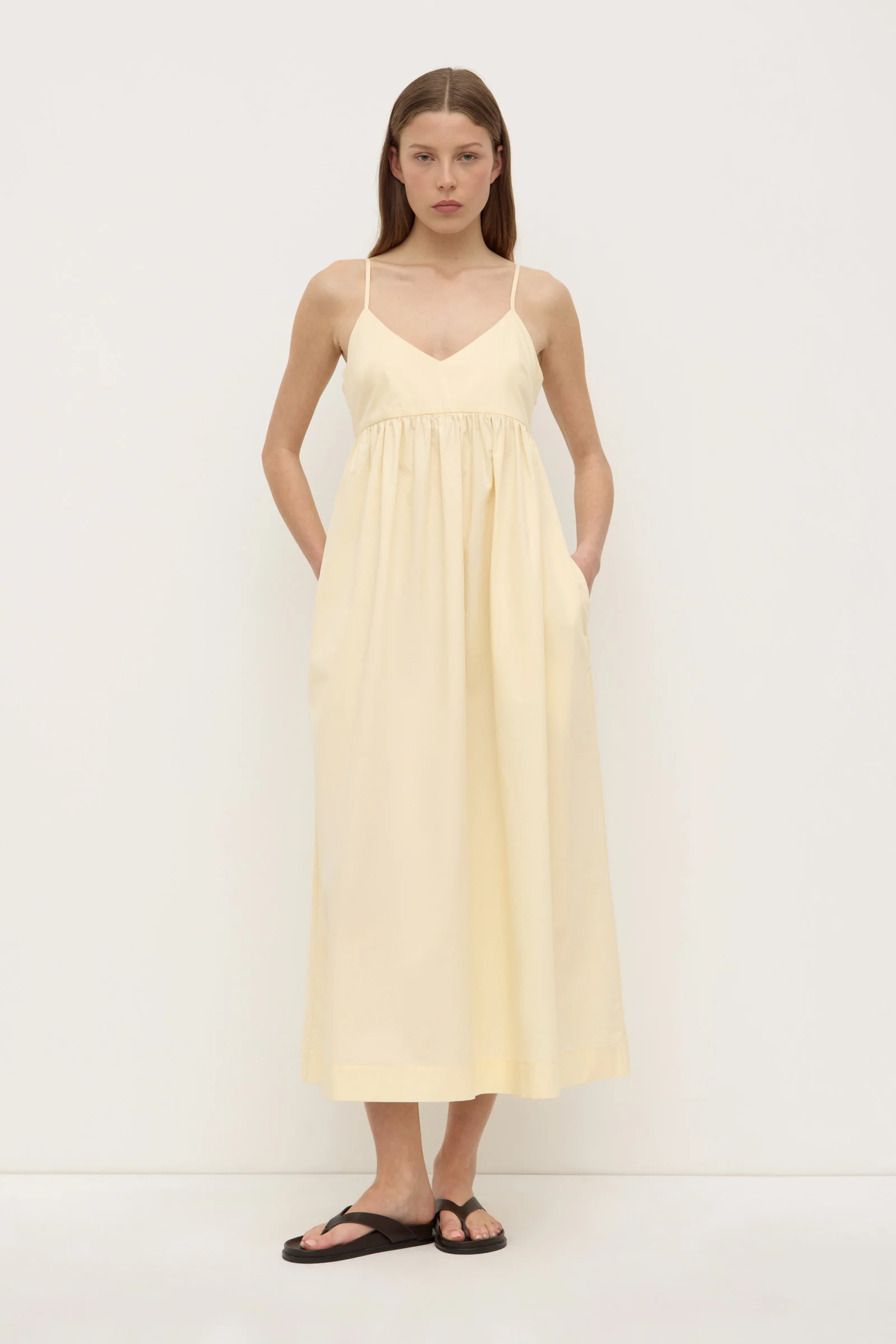Bronte Poplin Midi Dress