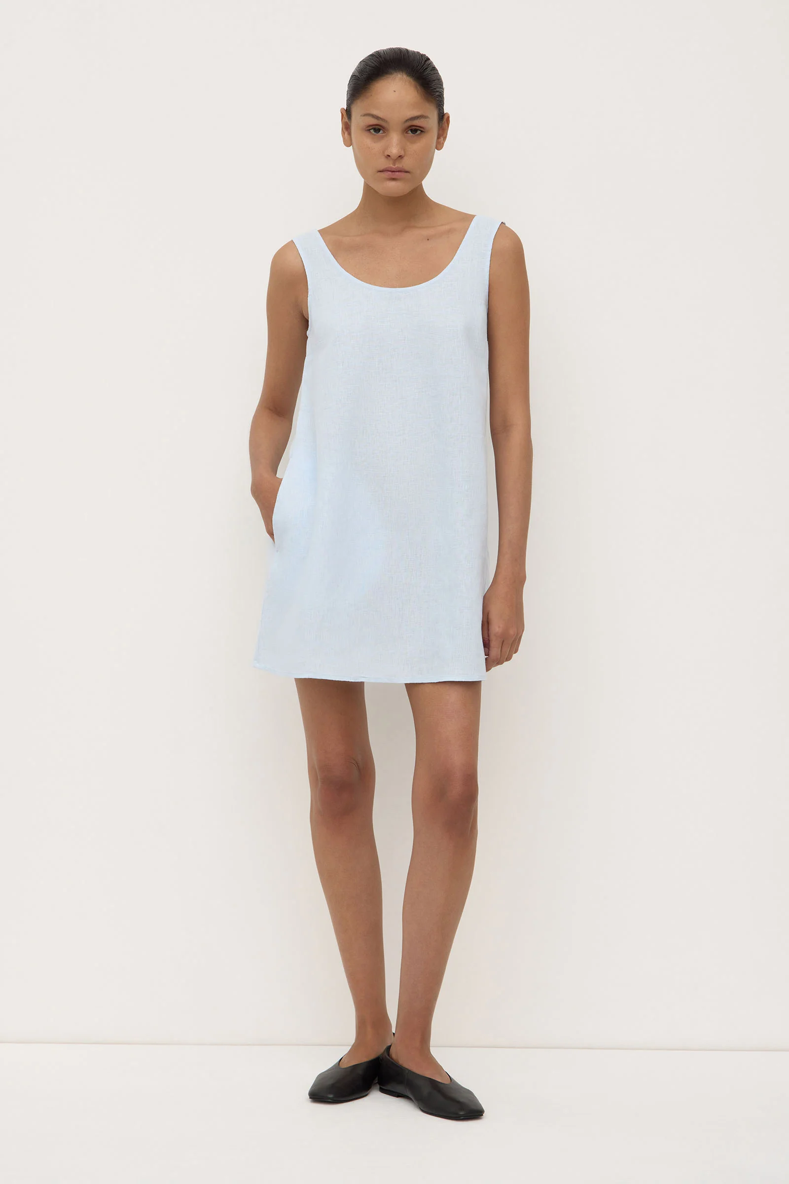 Selma Linen Mini Dress