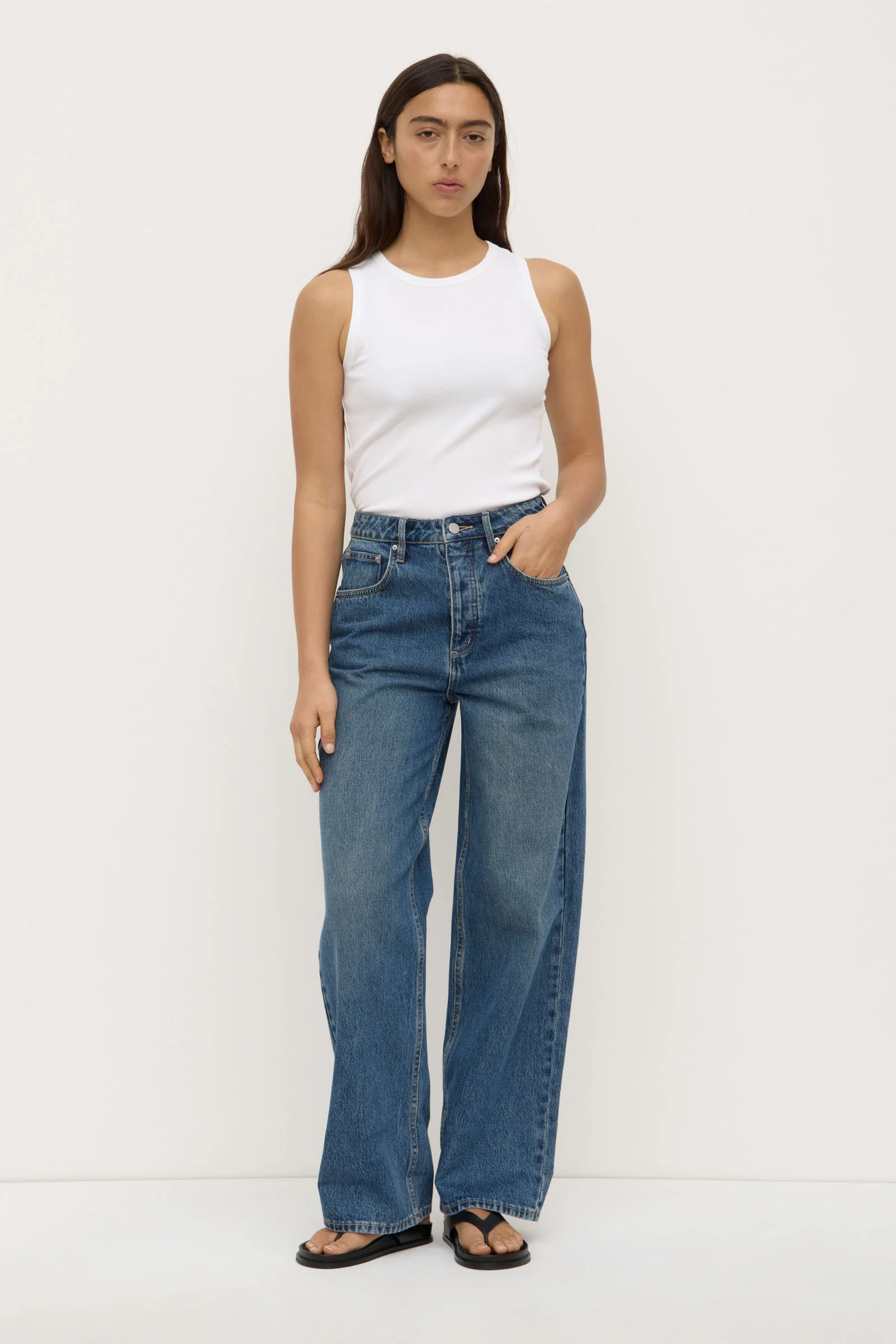 Oversized High Rise Jean